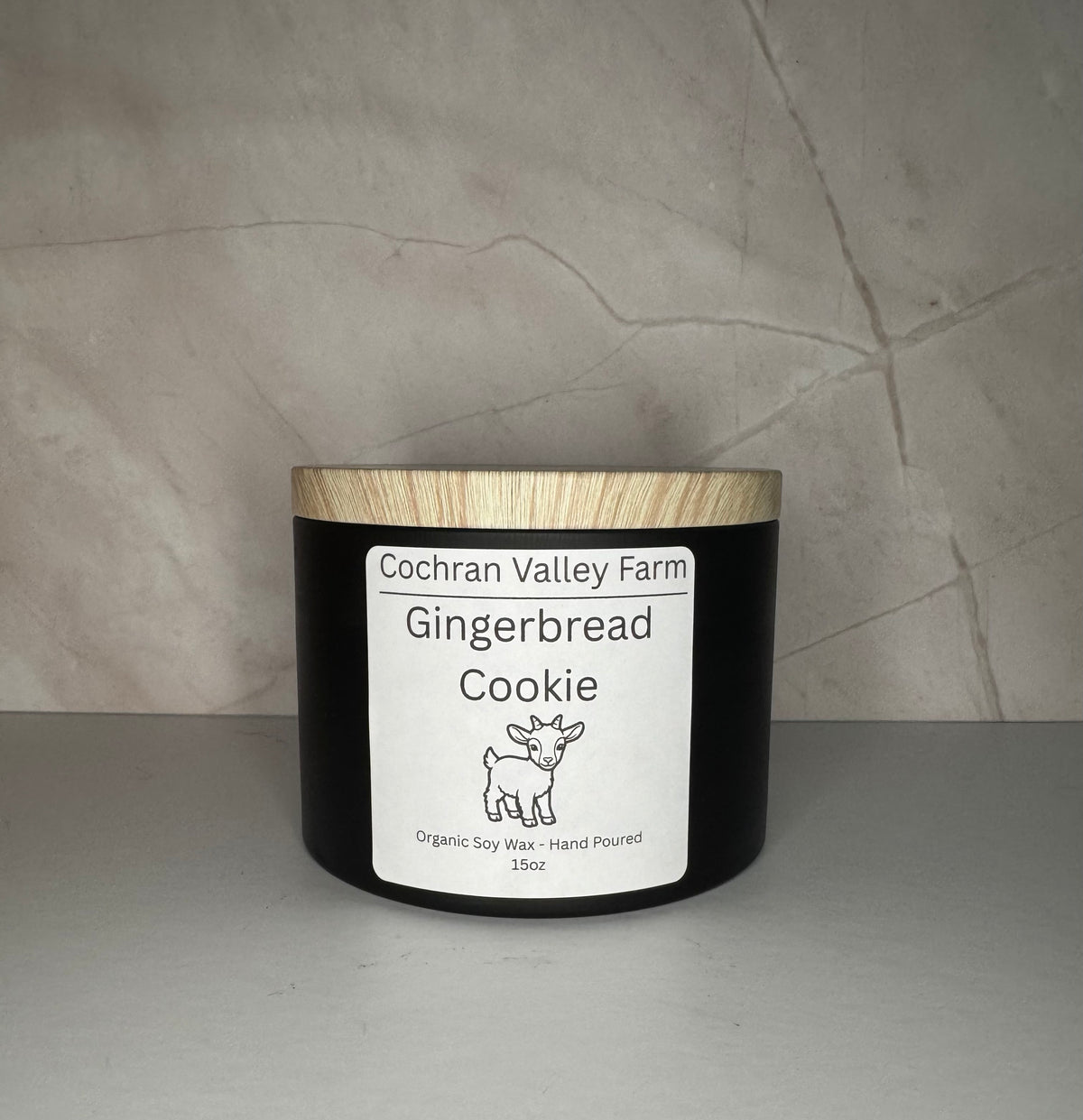 Gingerbread Cookie Organic Soy Wax Candle