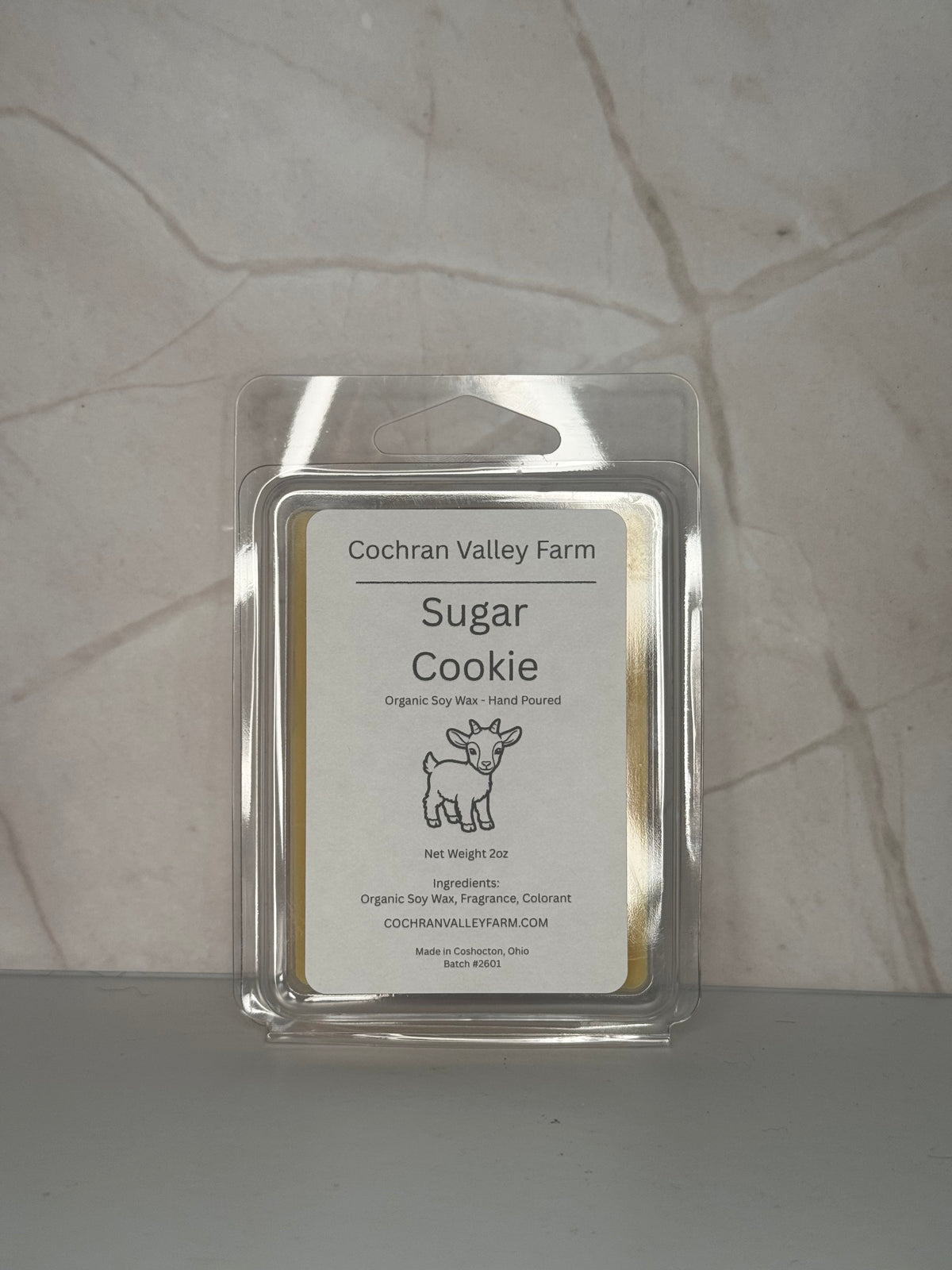 Sugar Cookie Organic Soy Wax Melt