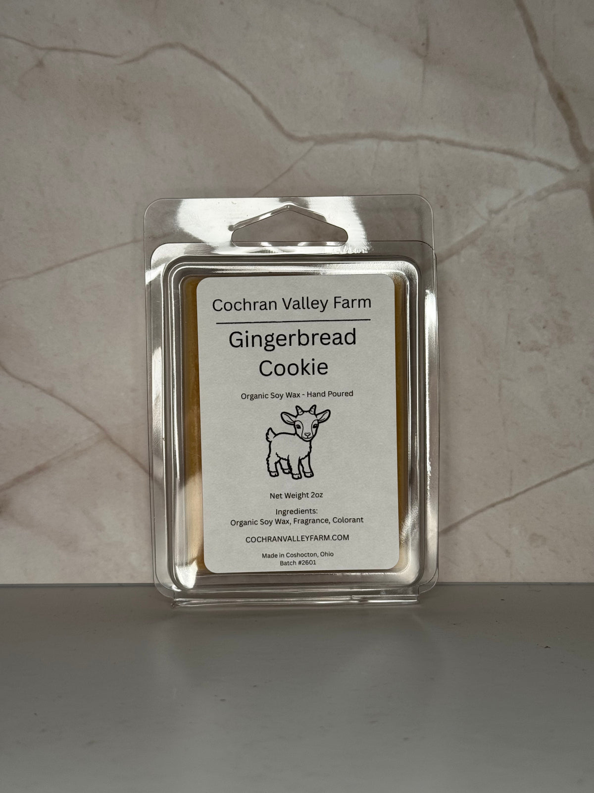 Gingerbread Cookie Organic Soy Wax Melt