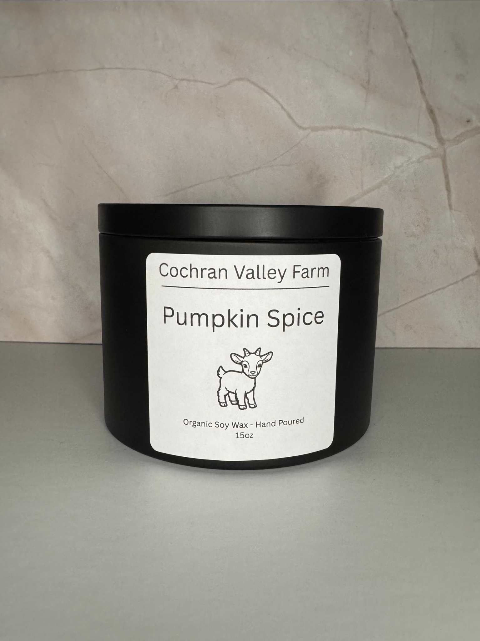 Pumpkin Spice Organic Soy Wax Candle