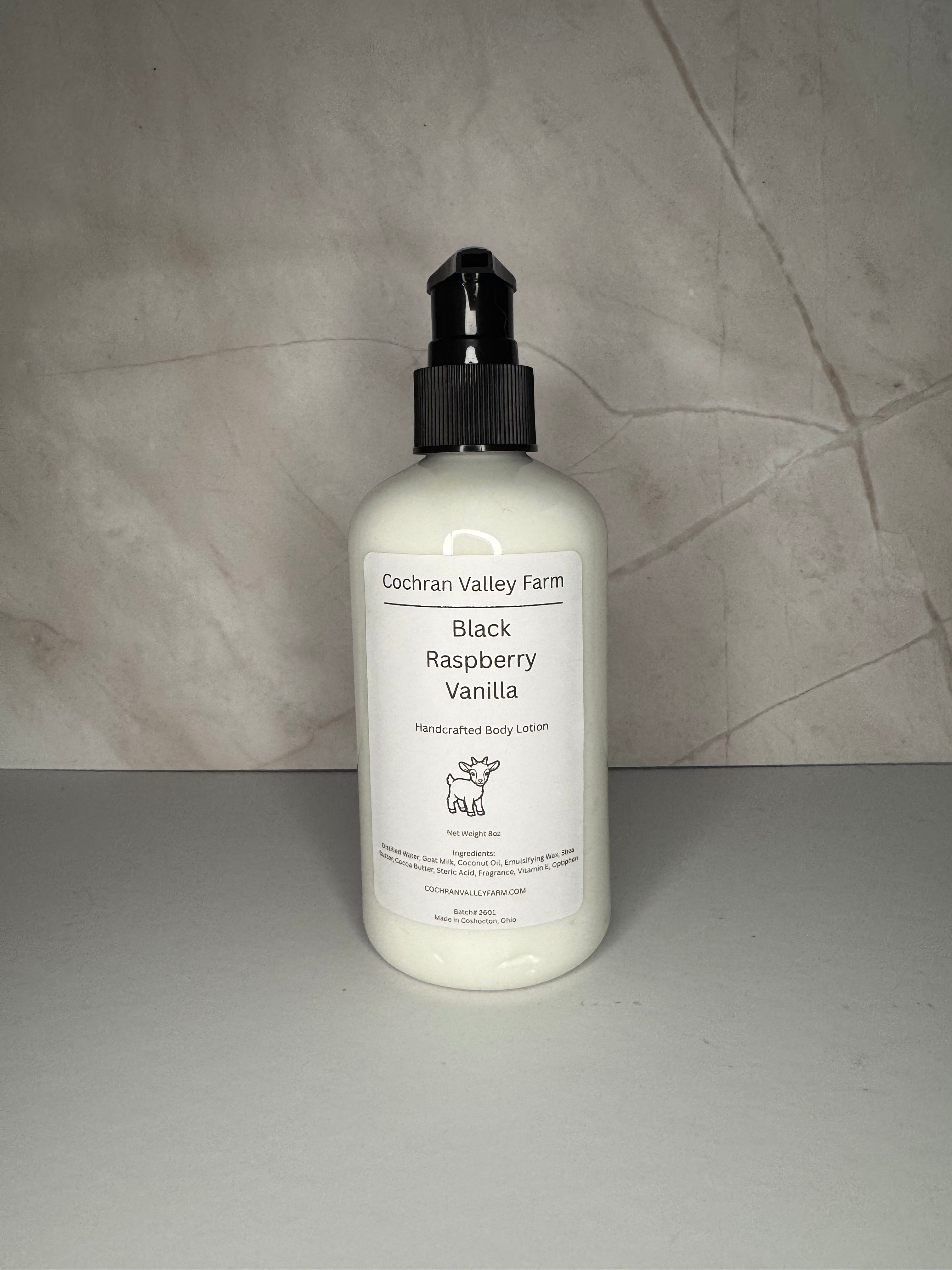 Black Raspberry Vanilla Goat Milk Lotion
