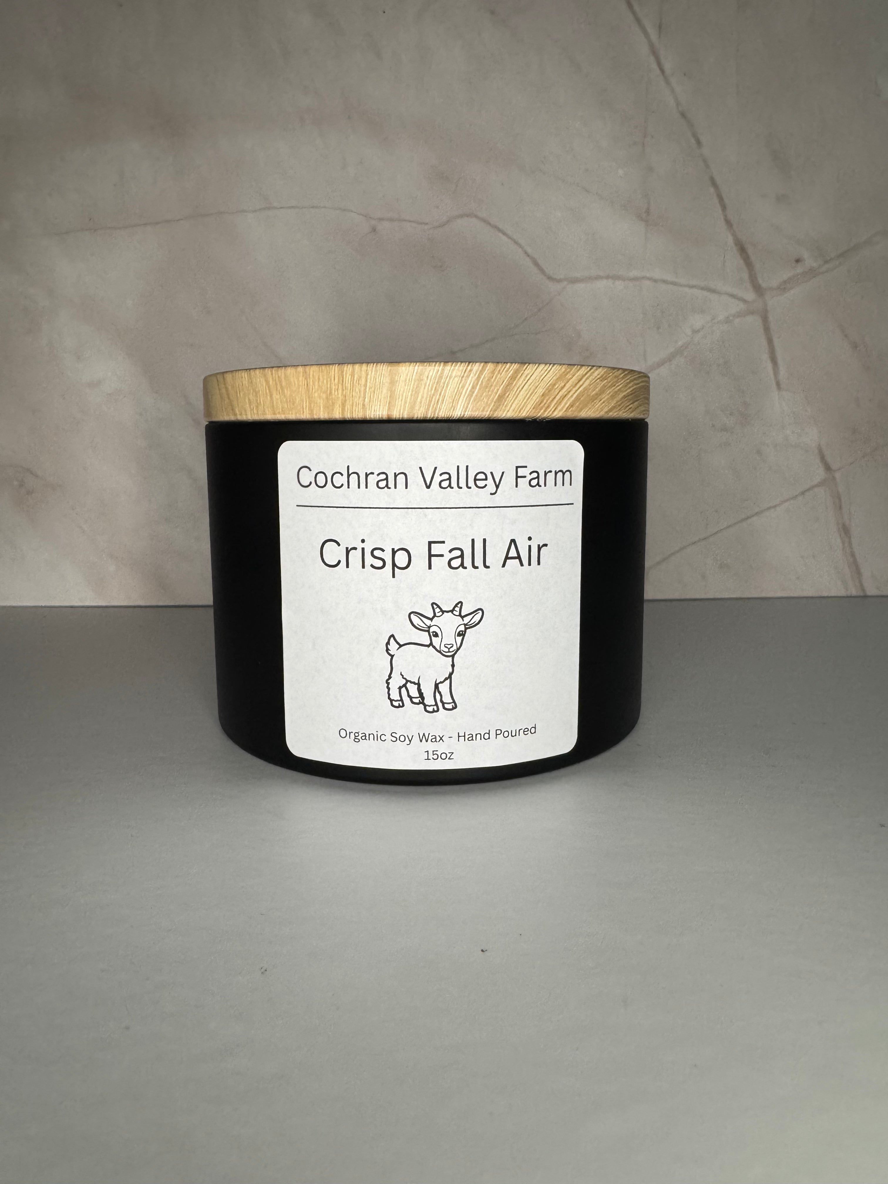 Crisp Fall Air Organic Soy Wax Candle