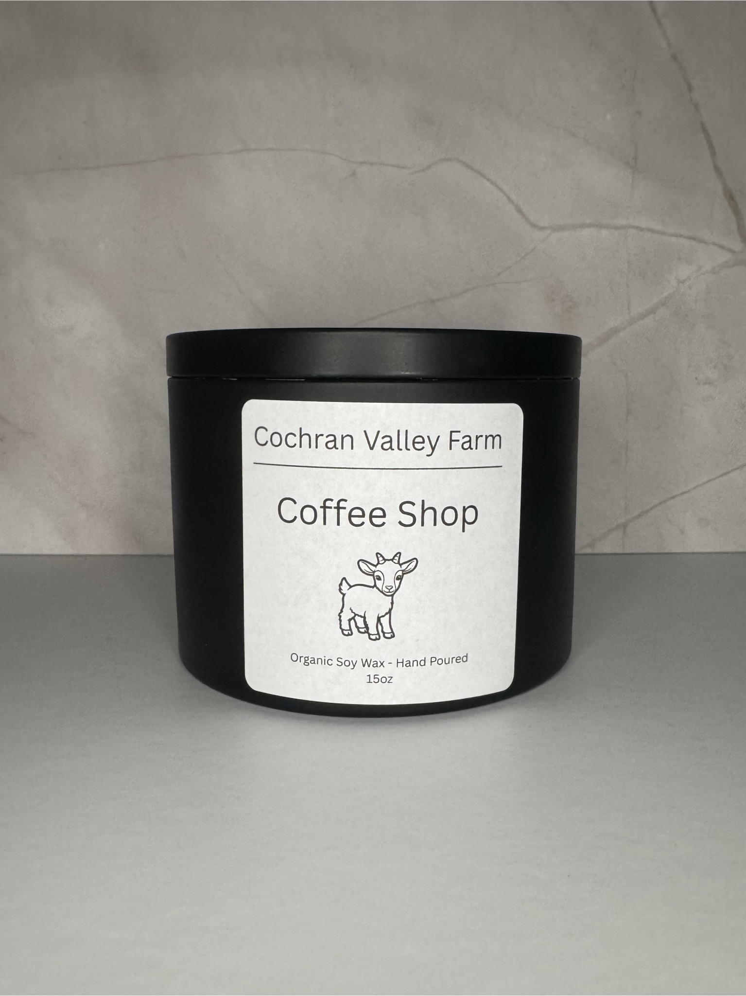 Coffee Shop Organic Soy Wax Candle