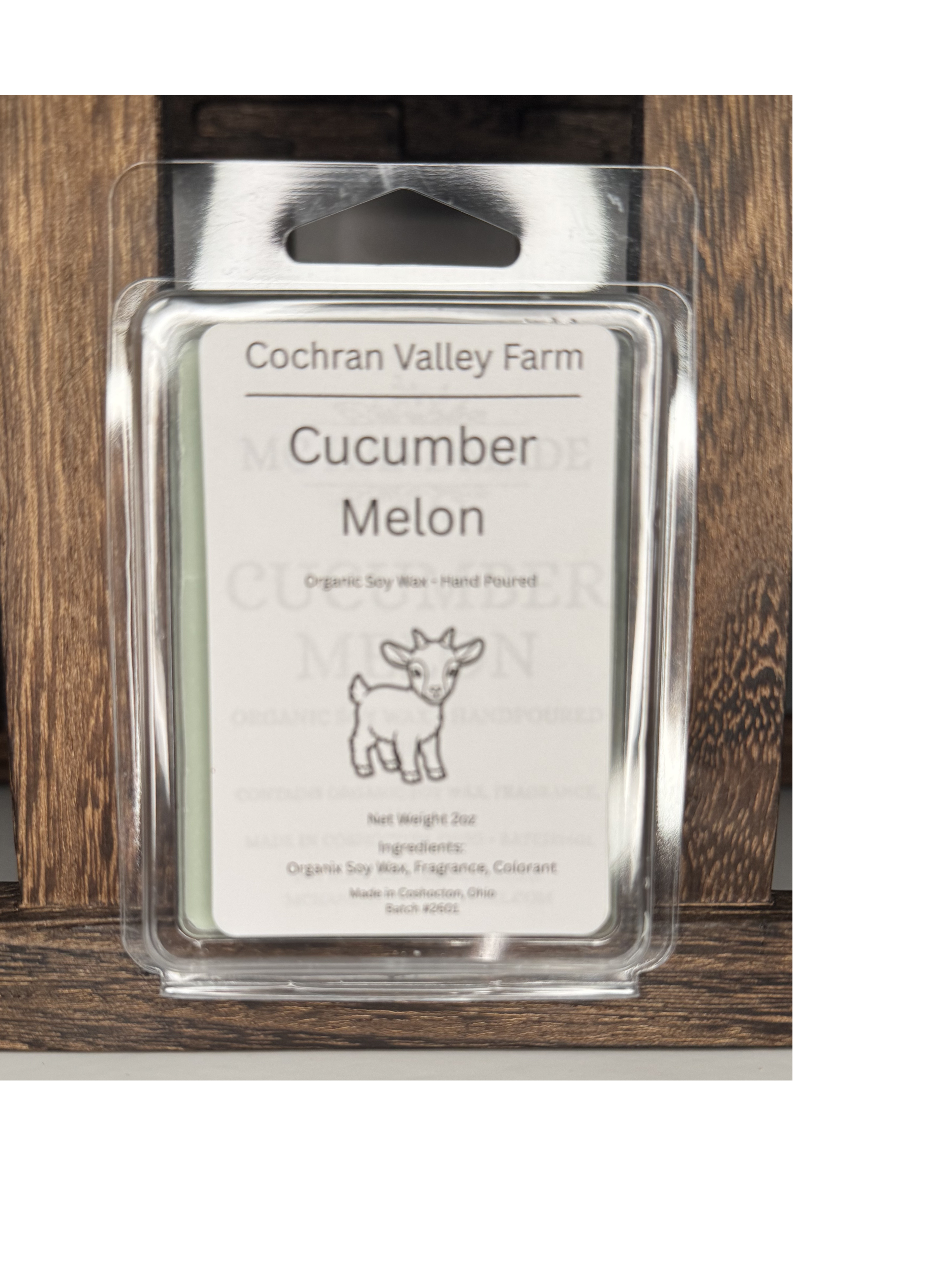 Cucumber Melon Organic Soy Wax Melts