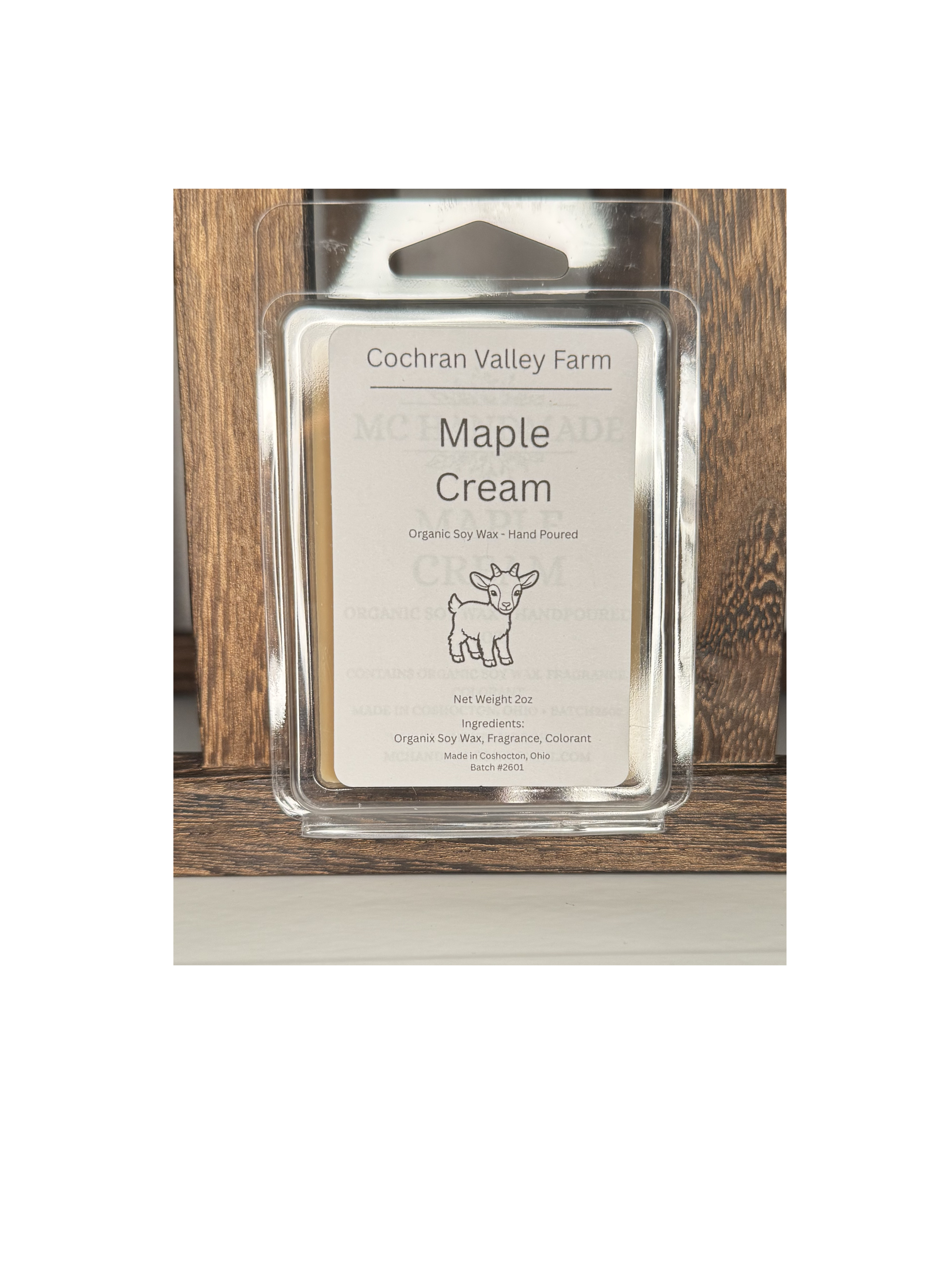 Maple Cream Organic Soy Wax Melts